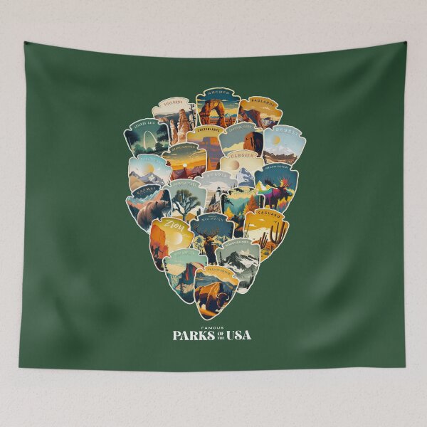 Item preview, Famous USA National Parks designed and sold by Wild-Co.