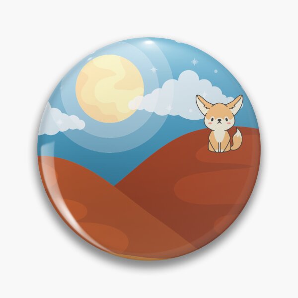 Item preview, Desert Night with Fennec Fox designed and sold by PastelPuppy.