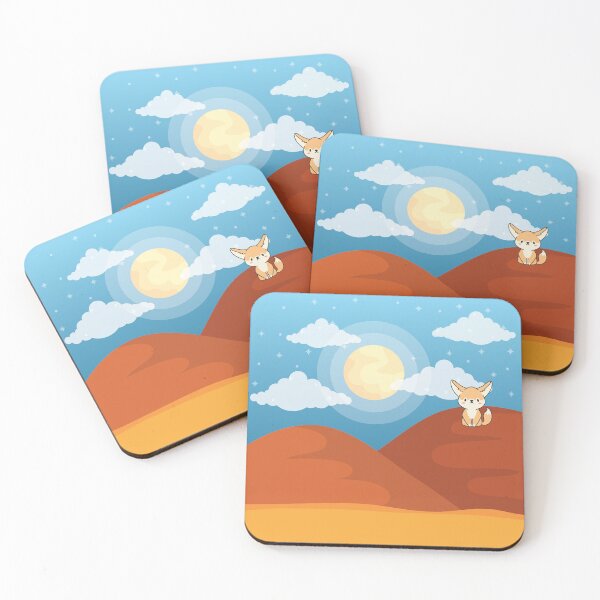 Item preview, Desert Night with Fennec Fox designed and sold by PastelPuppy.