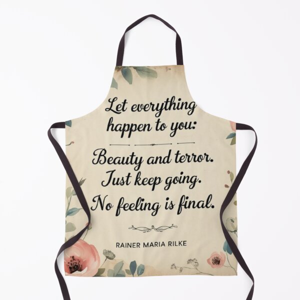 Item preview, Let Everything Happen to You – Rilke Quote Jojo Rabbit Poster designed and sold by TulipsArtDesigns .