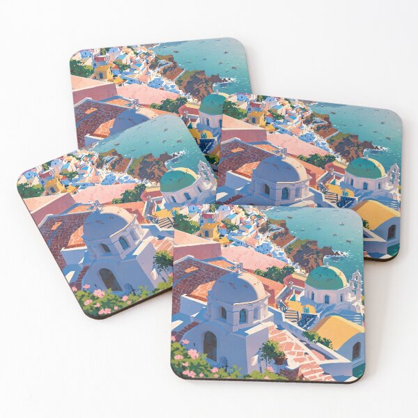 Item preview, Santorini, Greece designed and sold by Worldscape Wonders.