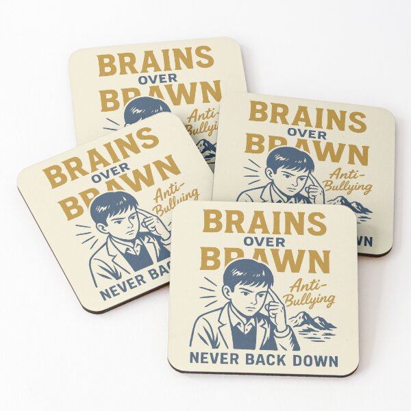 Item preview, Brains Over Brawn: Never Back Down designed and sold by zzz888.