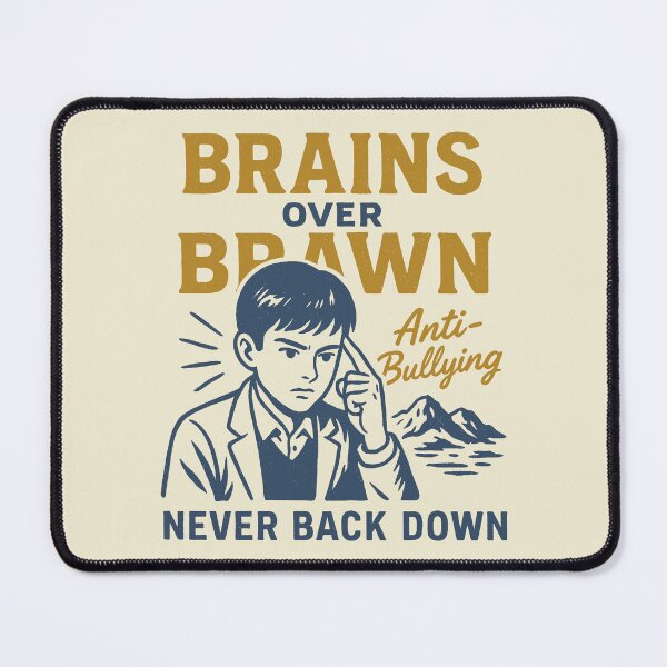 Item preview, Brains Over Brawn: Never Back Down designed and sold by zzz888.