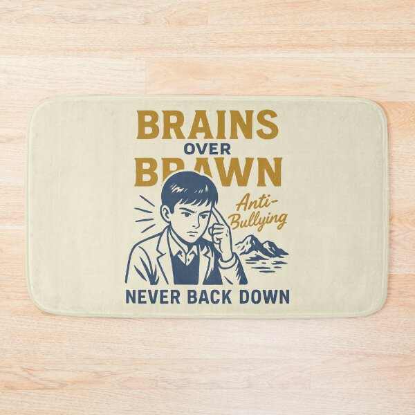 Item preview, Brains Over Brawn: Never Back Down designed and sold by zzz888.