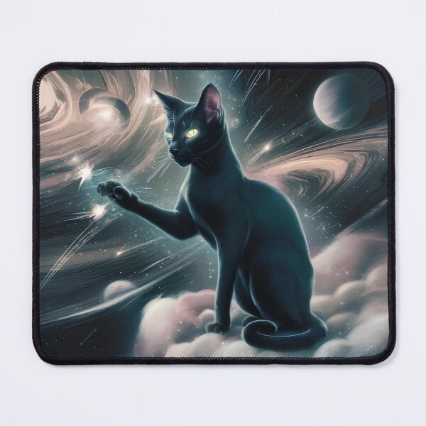 Item preview, Cat in cosmos space on cloud designed and sold by Paul-Place.