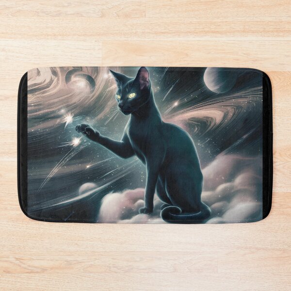 Item preview, Cat in cosmos space on cloud designed and sold by Paul-Place.