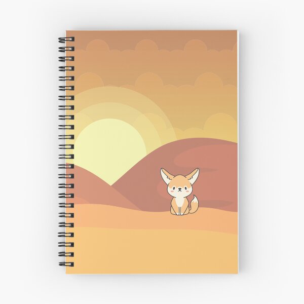 Item preview, Cozy Fennec Fox in Desert Landscape designed and sold by PastelPuppy.