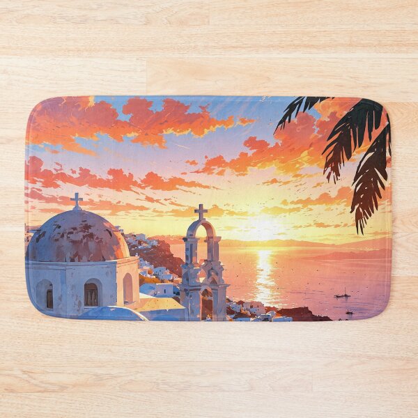 Item preview, Sunset in Santorini, Greece designed and sold by Worldscape Wonders.