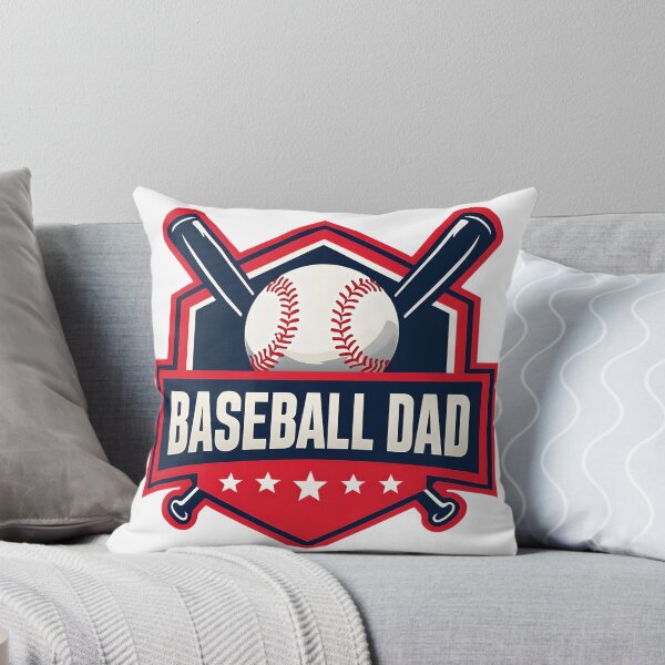 Item preview, Baseball Dad with Crossed Bats – Patriotic Red White and Blue Sports Design designed and sold by PeachyPeachPrnt.