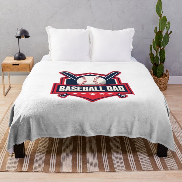 Item preview, Baseball Dad with Crossed Bats – Patriotic Red White and Blue Sports Design designed and sold by PeachyPeachPrnt.