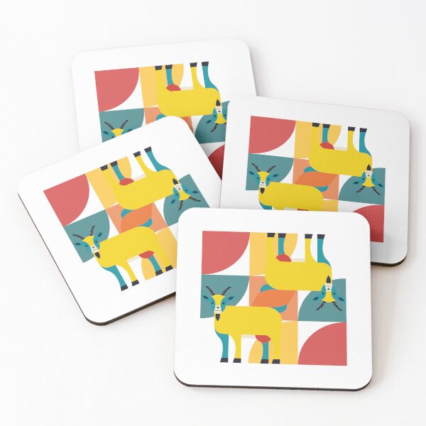 Item preview, bauhaus colorful goat designed and sold by Wildwind-style.