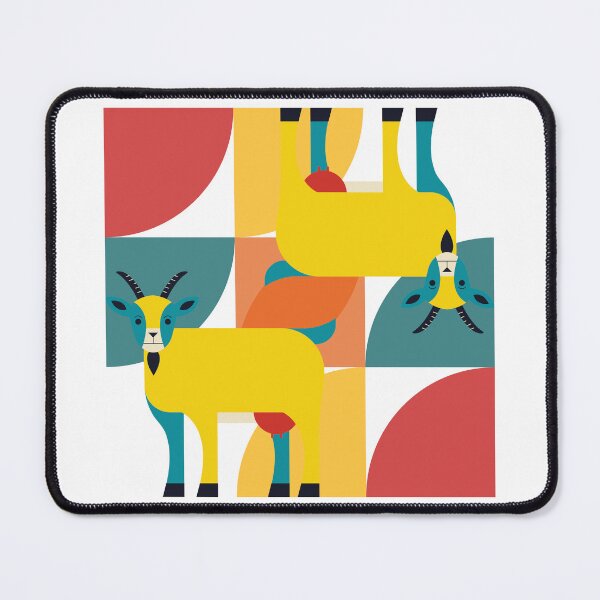 Item preview, bauhaus colorful goat designed and sold by Wildwind-style.