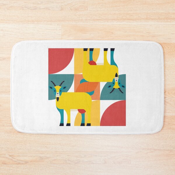 Item preview, bauhaus colorful goat designed and sold by Wildwind-style.
