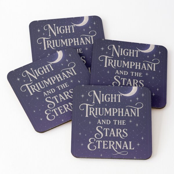 Item preview, Night Triumphant and the Stars Eternal – ACOTAR Inspired Starry Night Design designed and sold by BrokenCrownDesigns.