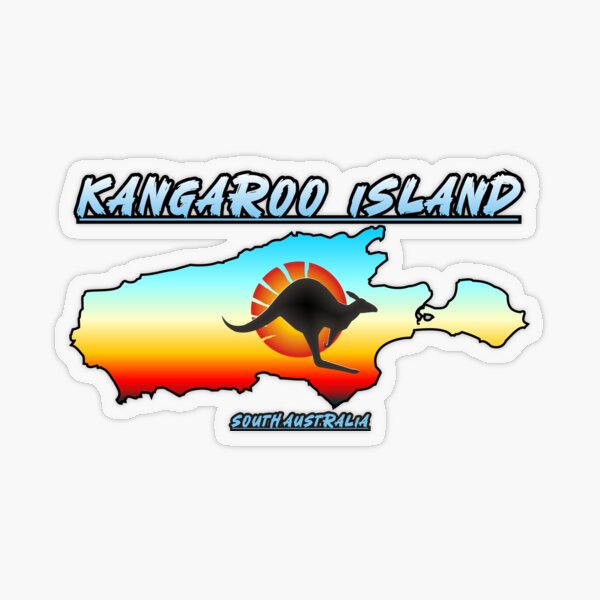 Item preview, Kangaroo Island map South Australia designed and sold by studioss76.