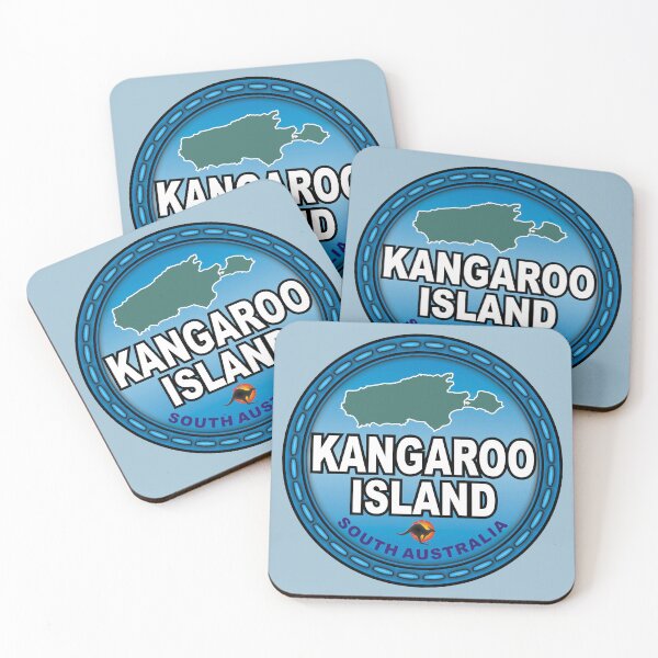 Item preview, Kangaroo Island Australia stitching effect designed and sold by studioss76.