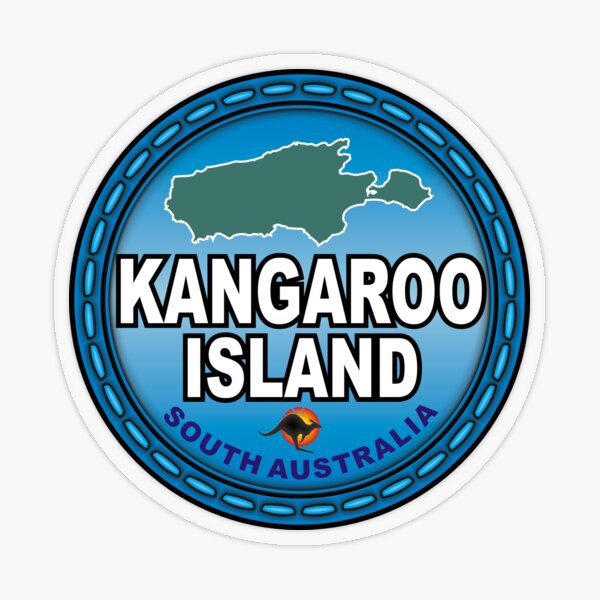 Item preview, Kangaroo Island Australia stitching effect designed and sold by studioss76.