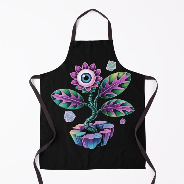 Item preview, Fantasy Plant With Eye In Flower And Crystals designed and sold by SurrealArtSzysz.