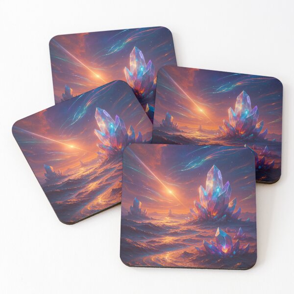 Item preview, “Crystalline Drift – Alien Desert of Light and Silence” designed and sold by GalenaDeco.