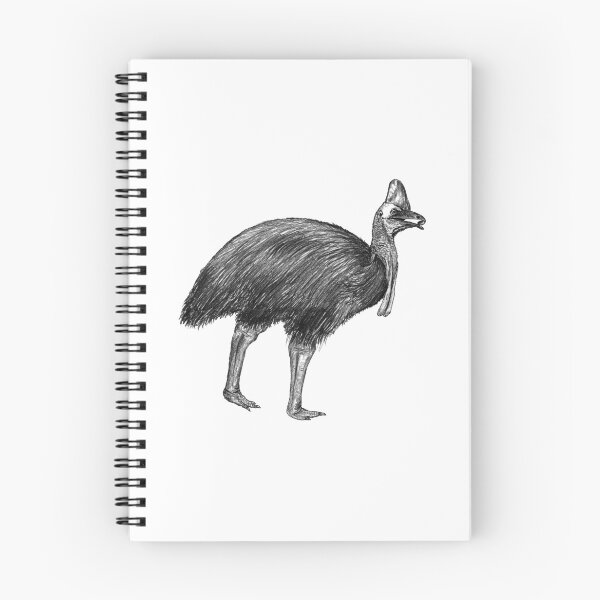 Item preview, Cassowary drawing designed and sold by Ancient Realms.