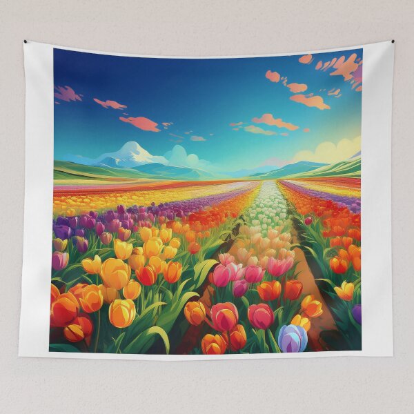 Item preview, Neon colored tulips flowers designed and sold by Design your dreams.
