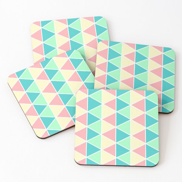 Item preview, Colorful Geometric Pattern – Triangles designed and sold by PastelPuppy.
