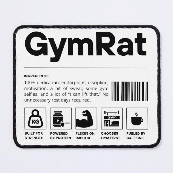 Item preview, Gym Rat Definition Gym Meme Fitness Lover Gift designed and sold by lagunaklein.