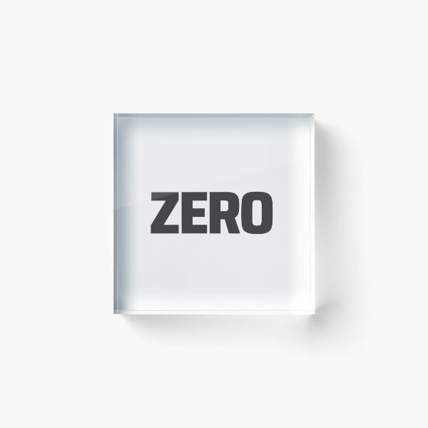 Item preview, ZERO / BLACK designed and sold by StudioDestruct.