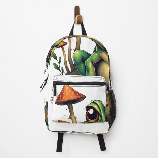 Item preview, Goblincore Frog Art - Whimsical Nature Aesthetic for Stickers & T-Shirts designed and sold by GeniePixel.