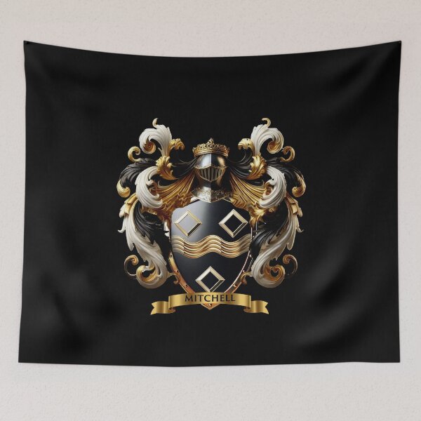 Aperçu de l'œuvre Blason de la famille Mitchell créée et vendue par Highlandkings.