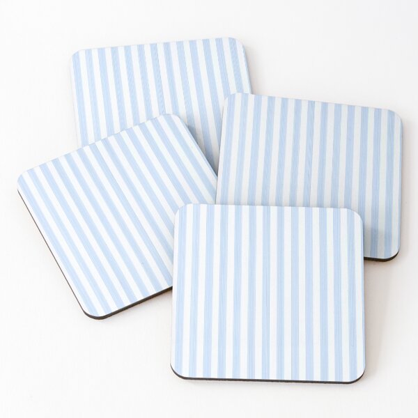 Item preview, light blue and white vertical stripes designed and sold by whispersave.