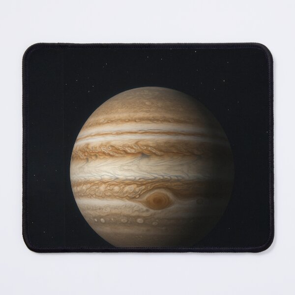 Item preview, Ilustración realista del planeta Júpiter: Gran Mancha Roja y vista espacial designed and sold by PrometheusStyle.