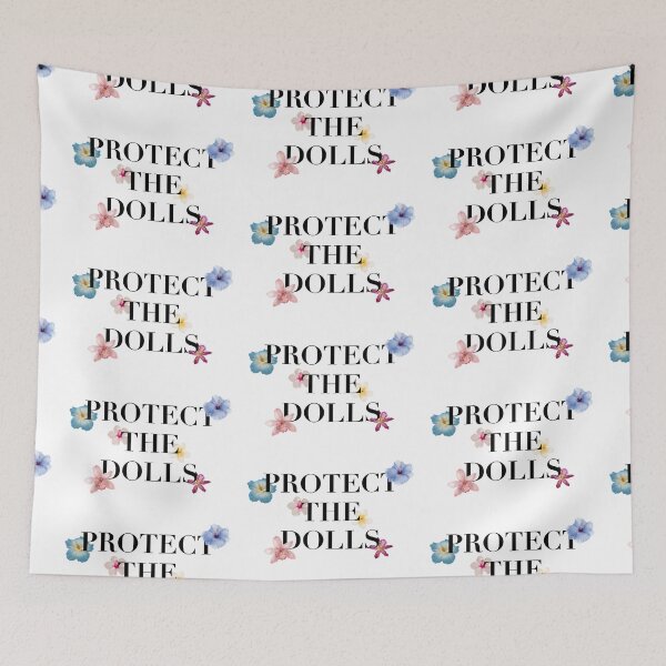 Item preview, Protect the Dolls Floral designed and sold by vandaziba.