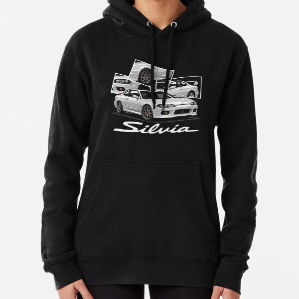 Item preview, Nissan Silvia S15 JDM Car Art – White Drift Icon in Multi-Angle Collage designed and sold by TheArtOfCar.