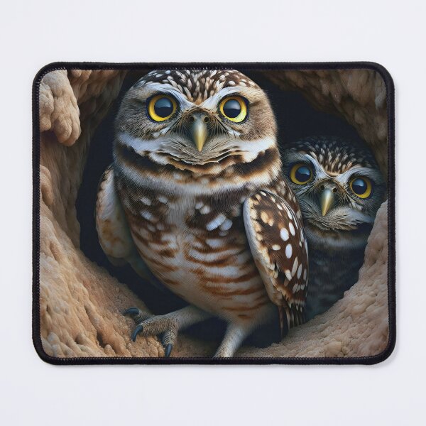 Item preview, Burrowing Owls In a Dirt Hole designed and sold by Maria Dryfhout.