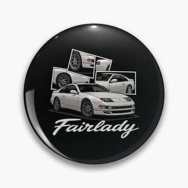 Item preview, Nissan Fairlady Z32 300ZX Art Print – White JDM Classic Coupe Collage designed and sold by TheArtOfCar.