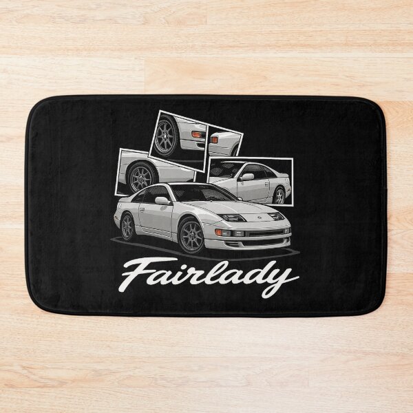 Item preview, Nissan Fairlady Z32 300ZX Art Print – White JDM Classic Coupe Collage designed and sold by TheArtOfCar.