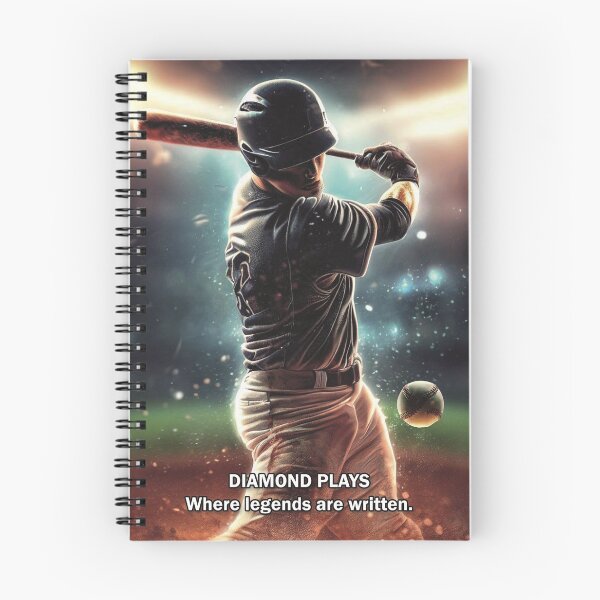 Item preview, Baseball Notebook designed and sold by Cards Inspired.