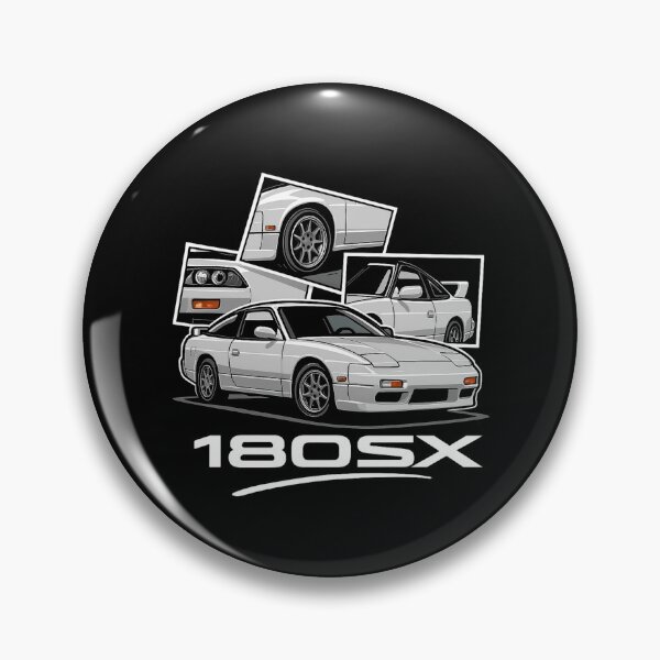 Item preview, Nissan 180SX S13 Poster – White JDM Hatchback Drift Icon Illustration designed and sold by TheArtOfCar.