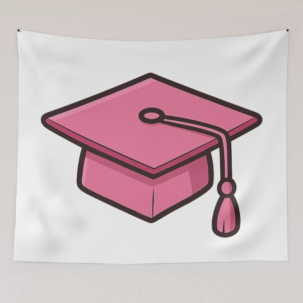 Item preview, Cute Pink Graduation Cap Cartoon | Class of 2025 Gift designed and sold by MerchMarketer.