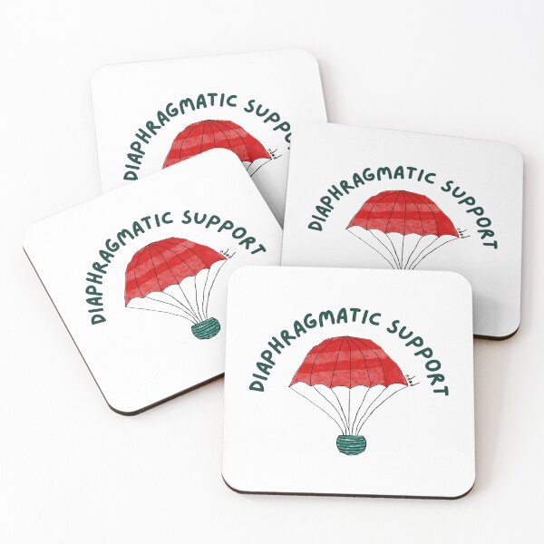 Item preview, Singer Swag: Diaphragmatic Support Parachute Cute Design designed and sold by ADimeADozen.