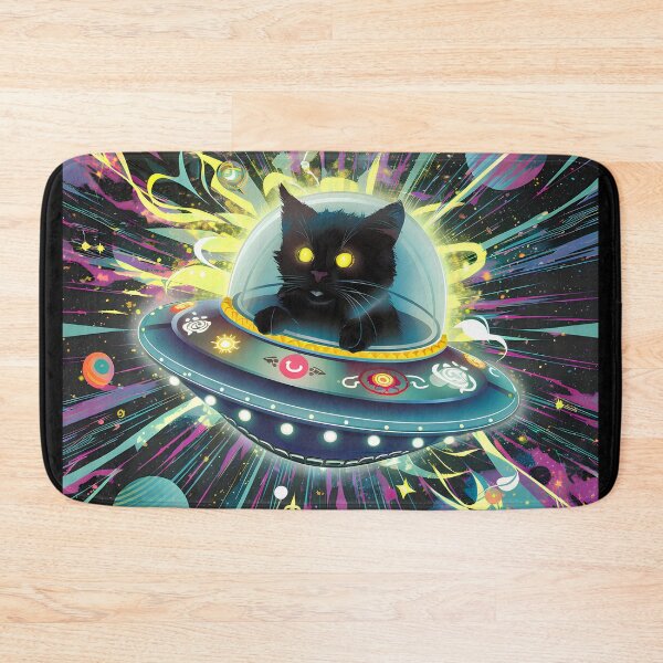 Item preview, Cat sitting in spaceship traveling through space designed and sold by Paul-Place.