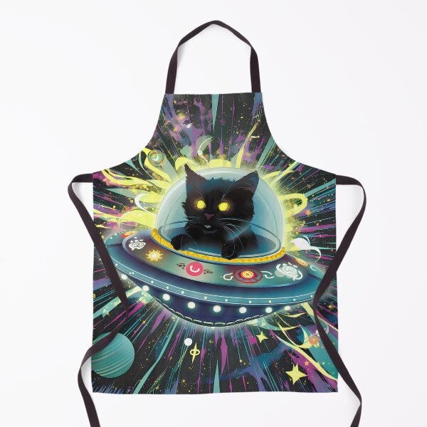 Item preview, Cat sitting in spaceship traveling through space designed and sold by Paul-Place.