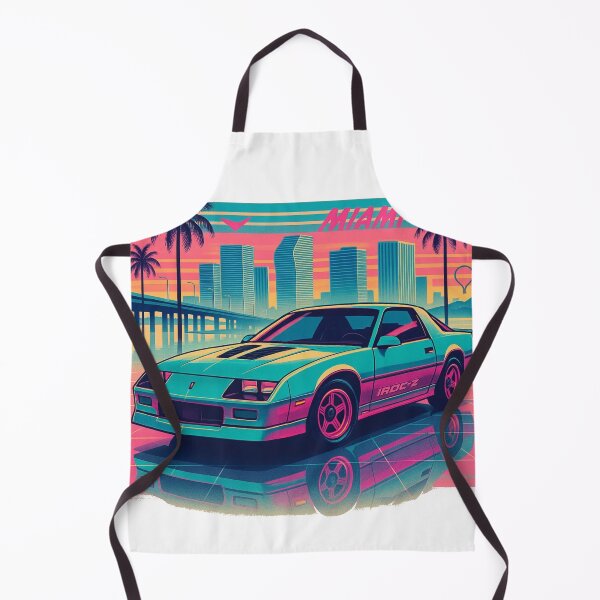 Item preview, 1987 Camaro IROC-Z Retro Miami Vaporwave Art – Neon Muscle Car Aesthetic  designed and sold by TheArtOfCar.
