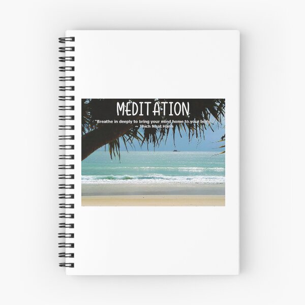Item preview, Meditation: “Breathe in deeply to bring your mind home to your body.” ~ Thich Nhat Hanh designed and sold by Quantum-Life.