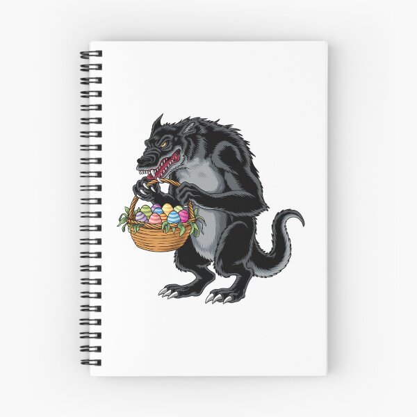 Item preview, A wolf with a basket of goodies. designed and sold by Joseph Hail.