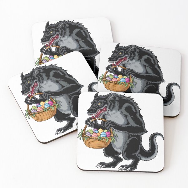 Item preview, A wolf with a basket of goodies. designed and sold by Joseph Hail.