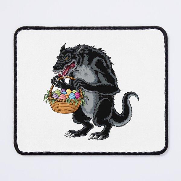 Item preview, A wolf with a basket of goodies. designed and sold by Joseph Hail.