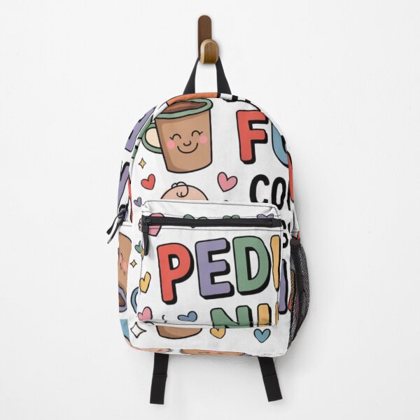 Item preview, Pediatric Nurse Fuel: Coffee, Hugs & Chaos – Funny Nurse Quote designed and sold by Giuggimade.