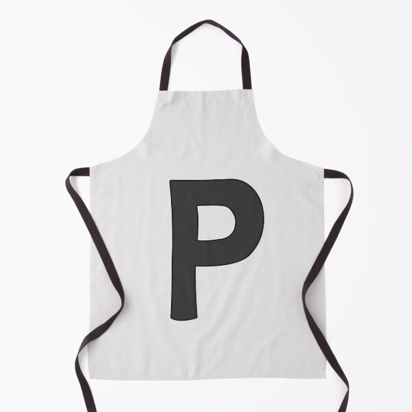 Item preview, letter p black designed and sold by ZiphGames.